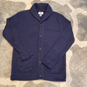 Boys shawl collar sweater